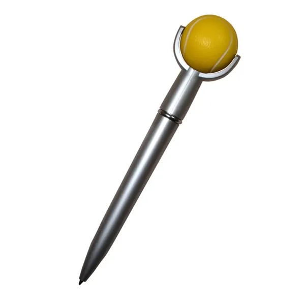 Ballpoint pen with squeezable tennis ball topper.... from ASI 34415 Alpi International LTD