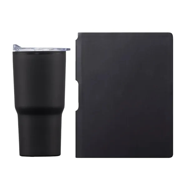 Eccolo® Groove Journal/Bexley Tumbler Gift Set... from ASI 84592 St Regis Group