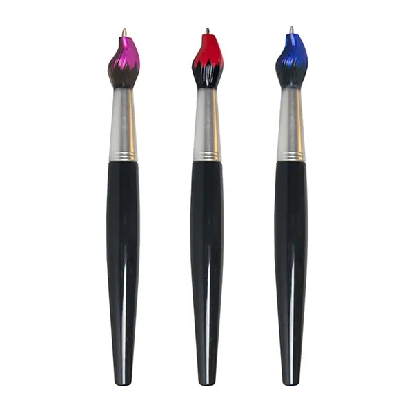 6" paint brush pen with black handle.... from ASI 34415 Alpi International LTD