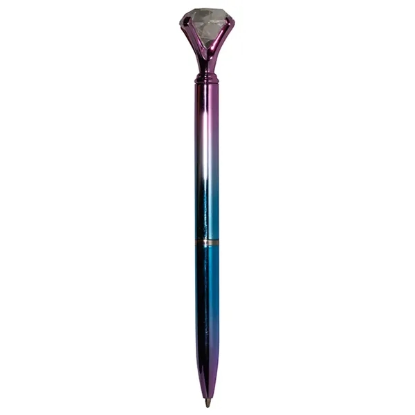 Twist action ballpoint pen with diamond topper.... from ASI 34415 Alpi International LTD