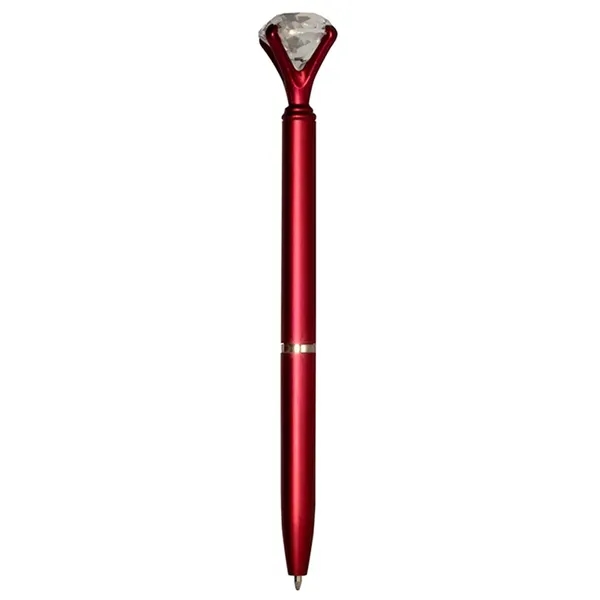 Twist action ballpoint pen with diamond topper.... from ASI 34415 Alpi International LTD