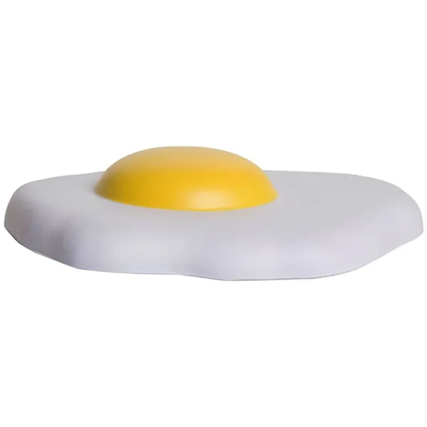 Fried egg shaped stress reliever made of polyurethane foam.... from ASI 34415 Alpi International LTD