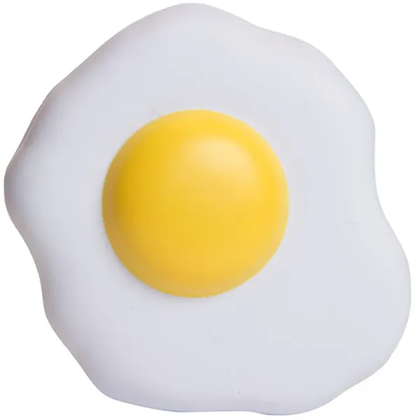 Fried egg shaped stress reliever made of polyurethane foam.... from ASI 34415 Alpi International LTD