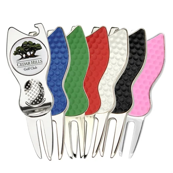 Golf divot repair tool removable ball marker and bottle opener with... from ASI 52263 EMT / EMT EMT EASY