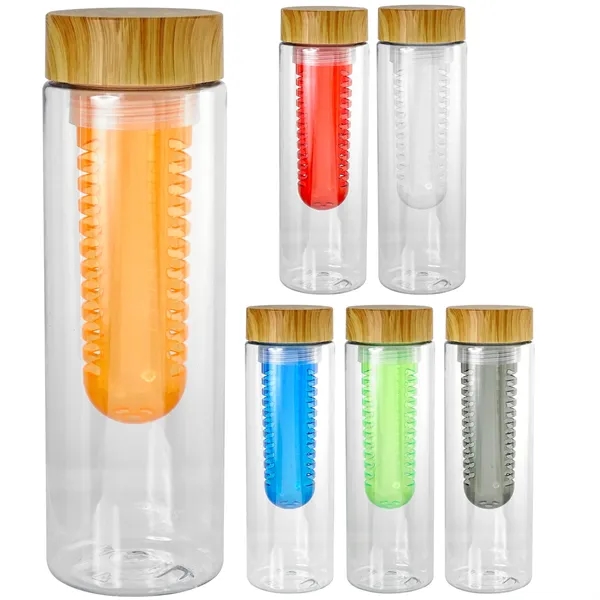 Bamboo Pattern 24 oz. Bottle With Fruit Infuser... from ASI 30208 A P Specialties / AP Specialties