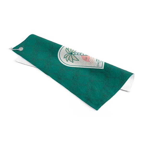 Golf Towel with Full- Color Sublimation on One Side and White... from ASI 45657 Pop! Promos
