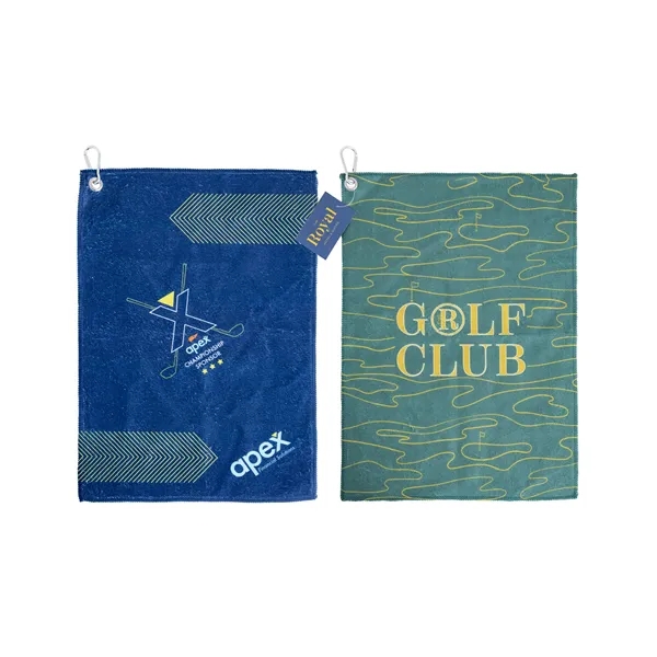 Golf Towel with Full- Color Sublimation on One Side and White... from ASI 45657 Pop! Promos