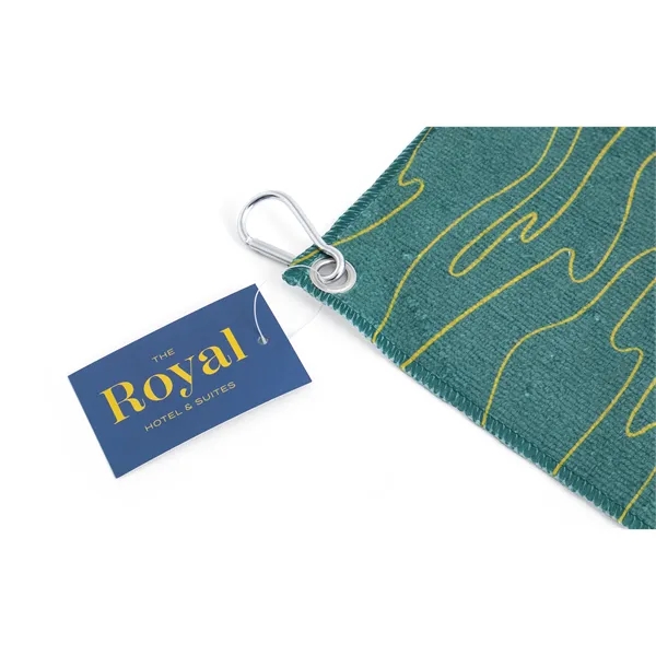 Golf Towel with Full- Color Sublimation on One Side and White... from ASI 45657 Pop! Promos