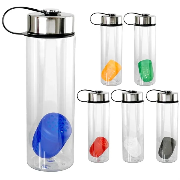Metal Lanyard Lid 24 oz. Bottle With Floating Infuser... from ASI 30208 A P Specialties / AP Specialties