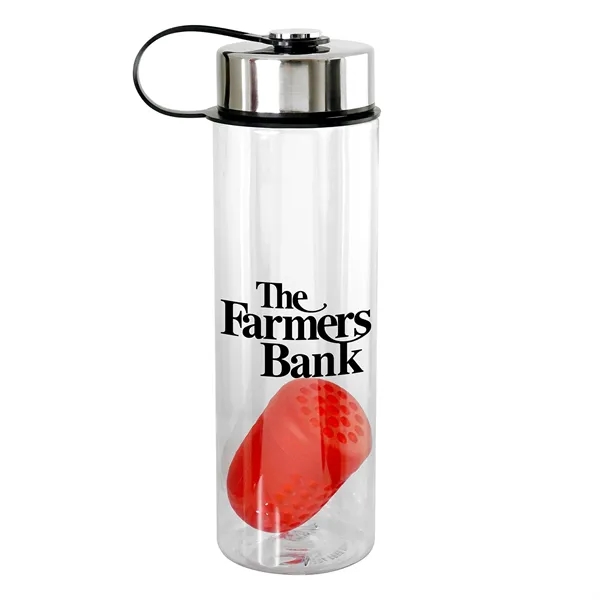 Metal Lanyard Lid 24 oz. Bottle With Floating Infuser... from ASI 30208 A P Specialties / AP Specialties