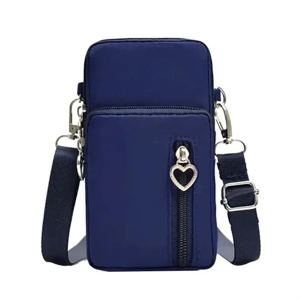 Nylon shoulder bag for cell phone + 1 color silkscreen imprint... from ASI 37218 Athena Promo (tm)