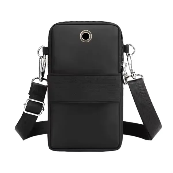 Nylon shoulder bag for cell phone + 1 color silkscreen imprint... from ASI 37218 Athena Promo (tm)