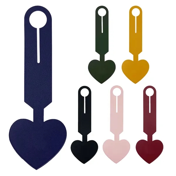 Heart Leatherette Luggage Tag... from ASI 31517 Admart Products / Admart Line