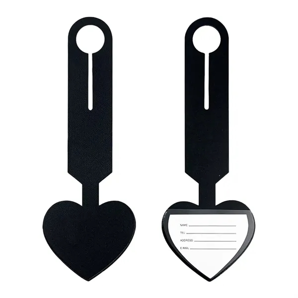 Heart Leatherette Luggage Tag... from ASI 31517 Admart Products / Admart Line