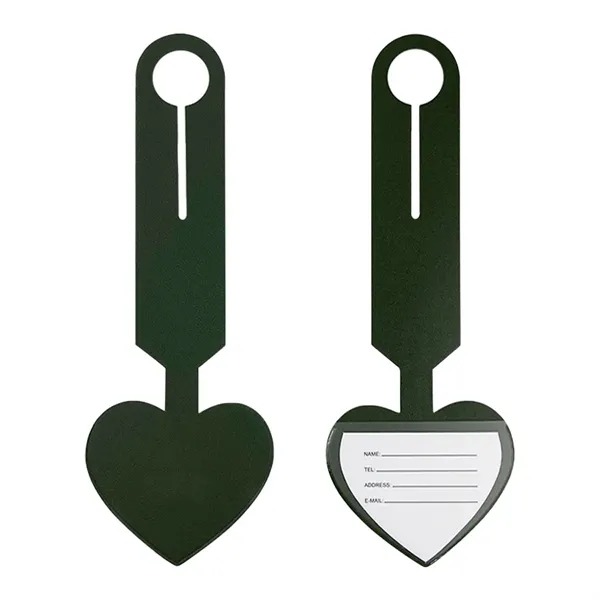 Heart Leatherette Luggage Tag... from ASI 31517 Admart Products / Admart Line