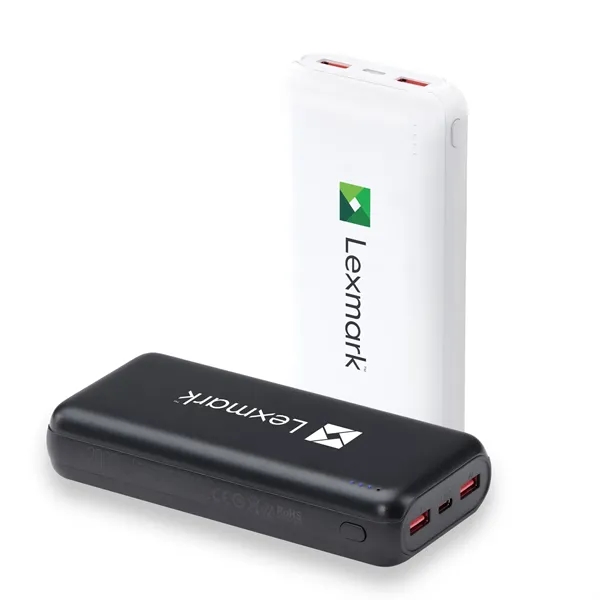 This is a 20,000 mAh quick-charge power bank.... from ASI 91435 Tomax USA
