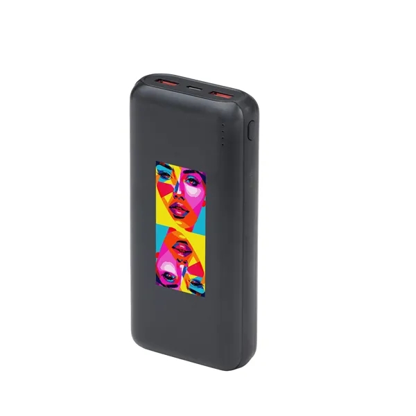 This is a 20,000 mAh quick-charge power bank.... from ASI 91435 Tomax USA