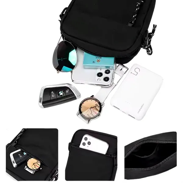 Sports shoulder bag made of oxford material + 1C1P silkscreen imprint... from ASI 37218 Athena Promo (tm)