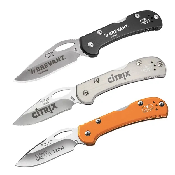 One-hand open pocket knife that locks open with 2 3/4" stainless... from ASI 46170 Compass Industries Inc