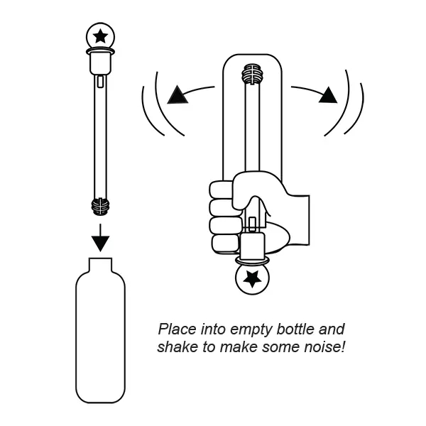 Plastic bottle banger noisemaker.... from ASI 98360 WOWLine / WOWLine®