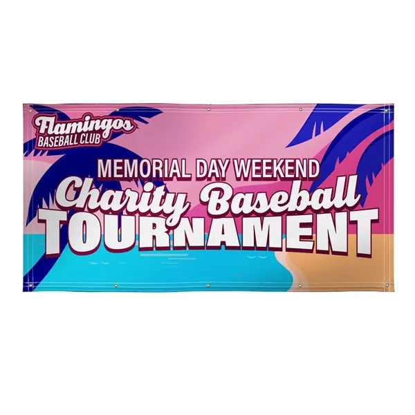 This lightweight and fade-resistant banner is great for indoor or outdoor... from ASI 87188 Showdown Displays