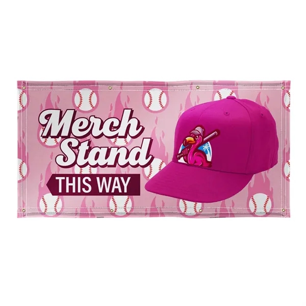 This lightweight and fade-resistant banner is great for indoor or outdoor... from ASI 87188 Showdown Displays