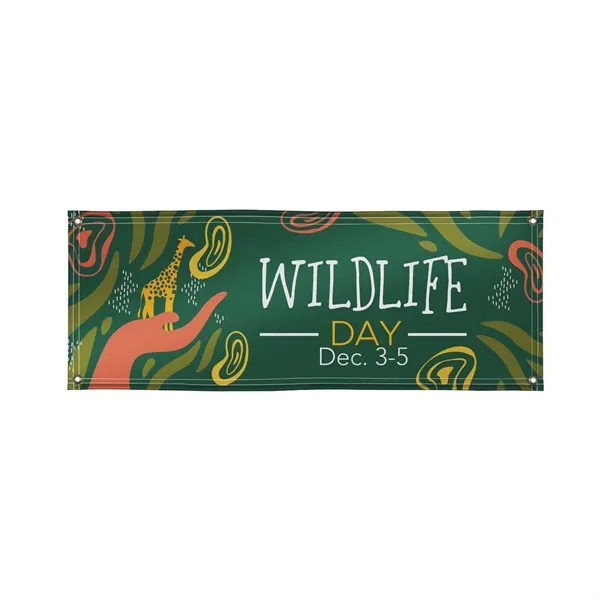 3' x 8' banner made of PVC-free material with single-sided graphics.... from ASI 87188 Showdown Displays