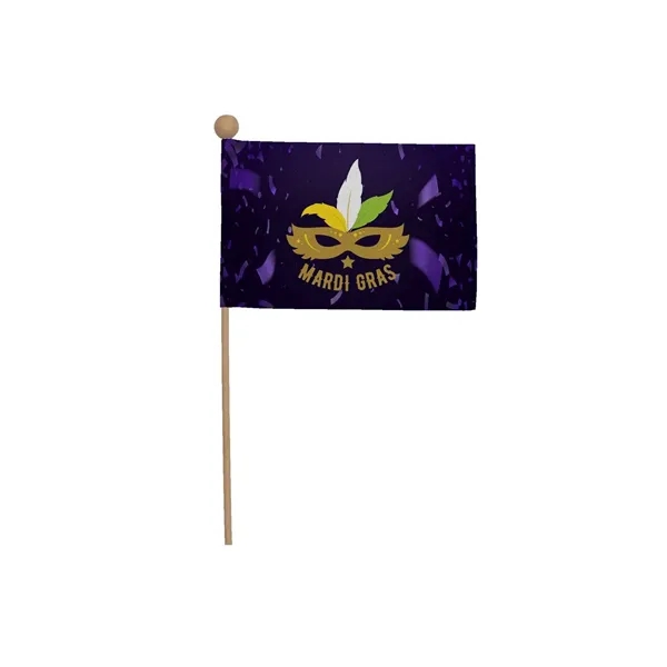 Set of 6 stick flags that measure 4" x 6" with... from ASI 87188 Showdown Displays