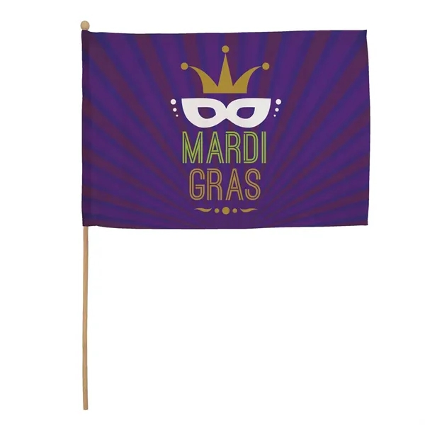 Set of 6 stick flags that measure 12" x 18" with... from ASI 87188 Showdown Displays