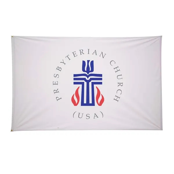 5' x 8' religious flag with canvas header and brass grommets.... from ASI 87188 Showdown Displays