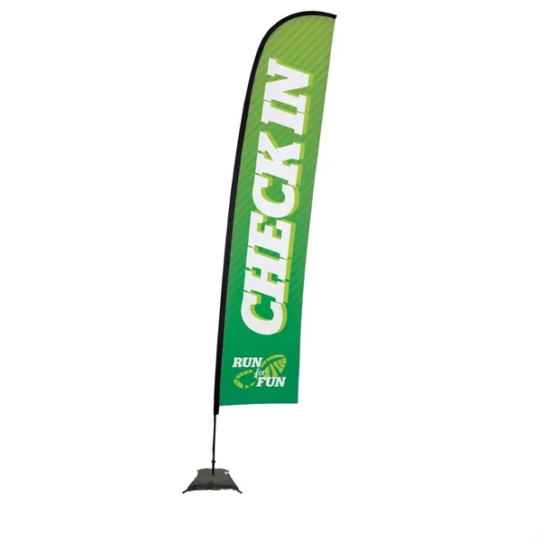 17' premium blade sail sign made of super poly knit fabric... from ASI 87188 Showdown Displays