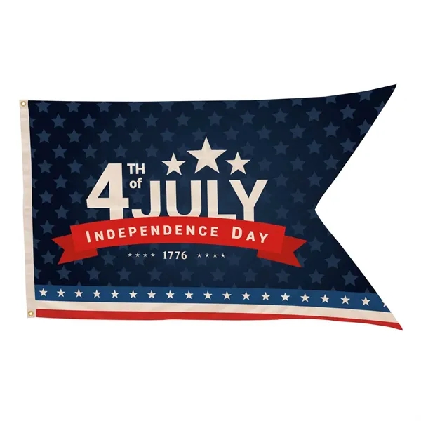 3' x 5' nylon guidon flag with swallow-tail fly end, canvas... from ASI 87188 Showdown Displays