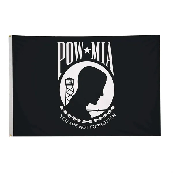 4' x 6' POW/MIA flag made of high-quality nylon with single... from ASI 87188 Showdown Displays
