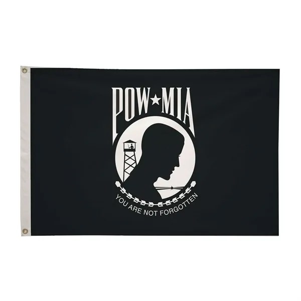 2' x 3' POW/MIA flag made of high-quality nylon with double... from ASI 87188 Showdown Displays