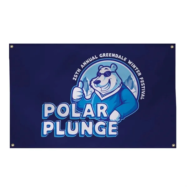 3' x 4' banner made of 18 oz. opaque scrim vinyl... from ASI 87188 Showdown Displays