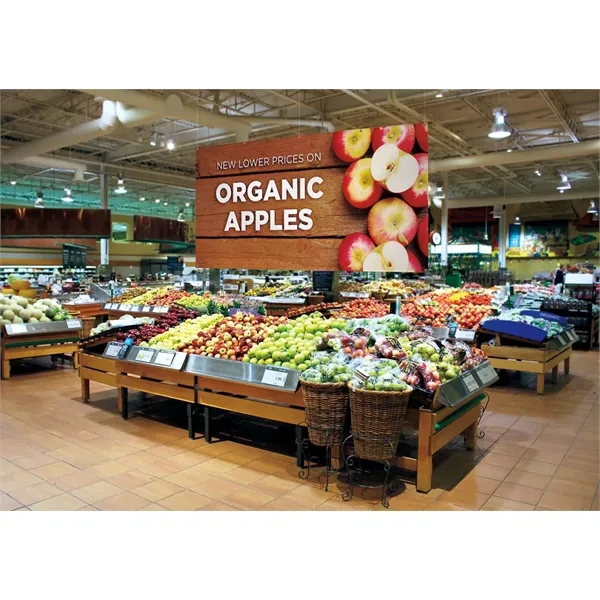 4' x 8' vinyl banner that's light-duty for indoor or short-term... from ASI 87188 Showdown Displays