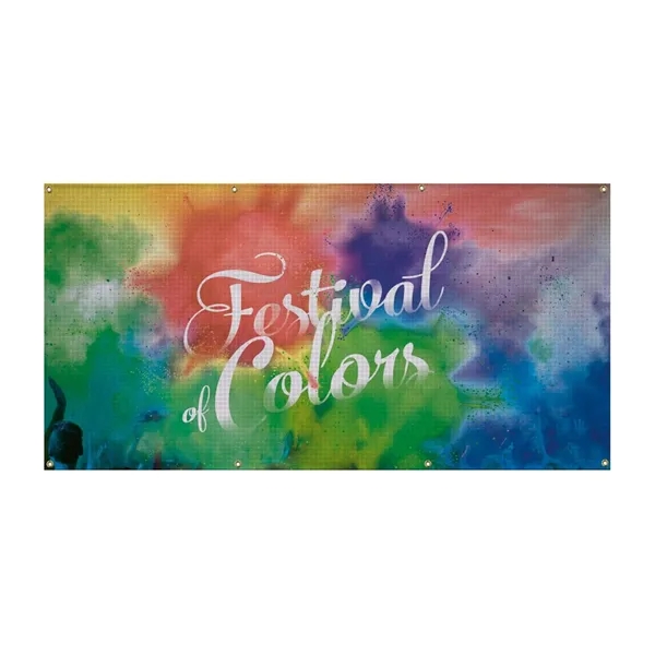 3' x 6' mesh vinyl banner with single sided graphics.... from ASI 87188 Showdown Displays