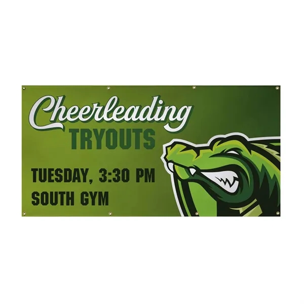 3' x 6' smooth scrim vinyl banner with single-sided graphics.... from ASI 87188 Showdown Displays