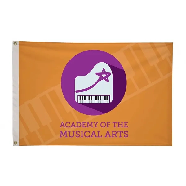 2' x 3' nylon flag with canvas heading, brass grommets and... from ASI 87188 Showdown Displays