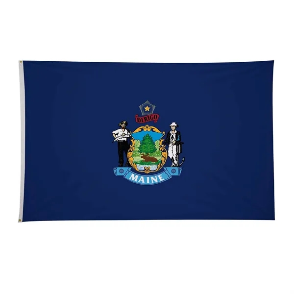 4' x 6' state flag made of nylon with a snow-white... from ASI 87188 Showdown Displays