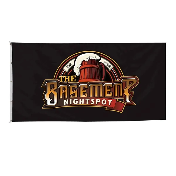 20' x 38' nylon flag with canvas heading, five grommets, rope-and-thimble... from ASI 87188 Showdown Displays