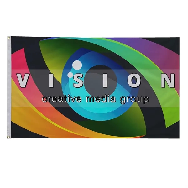 3' x 5' nylon flag with canvas heading, brass grommets and... from ASI 87188 Showdown Displays