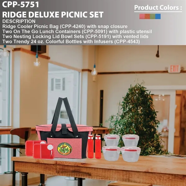 RIDGE DELUXE PICNIC SET... from ASI 30208 A P Specialties / AP Specialties