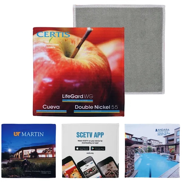 6 x 6 Terry Full Color Cleaning Cloth... from ASI 30208 A P Specialties / AP Specialties