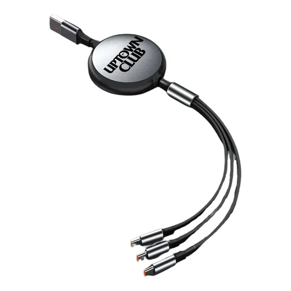 3.9' retractable charging cables with built-in Micro-USB, USB-C and IP connectors.... from ASI 39552 BEL Promo