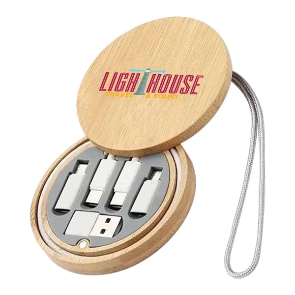 Woodgrain multi USB adapter cable kit.... from ASI 39552 BEL Promo