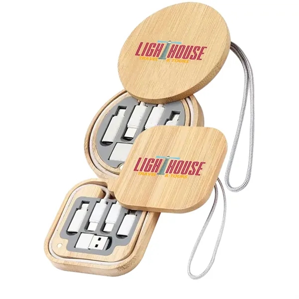 Woodgrain multi USB adapter cable kit.... from ASI 39552 BEL Promo