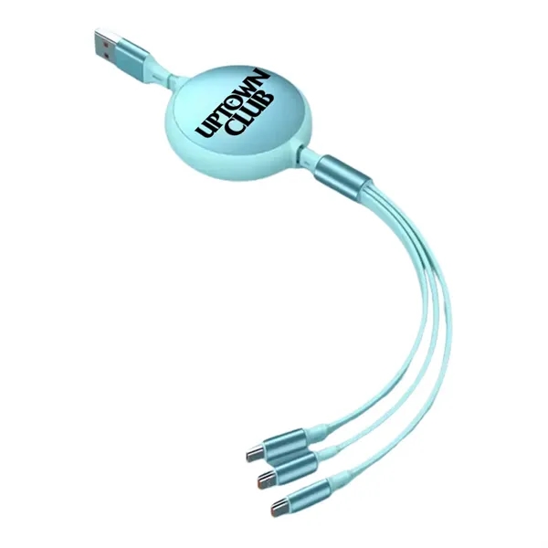 3.9' retractable charging cables with built-in Micro-USB, USB-C and IP connectors.... from ASI 39552 BEL Promo