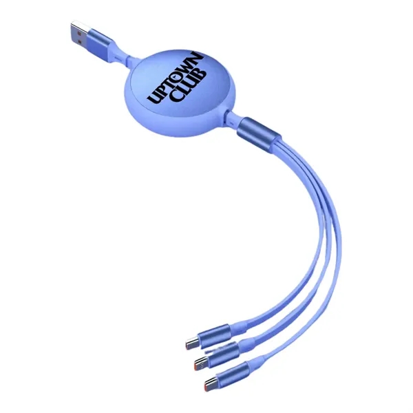 3.9' retractable charging cables with built-in Micro-USB, USB-C and IP connectors.... from ASI 39552 BEL Promo