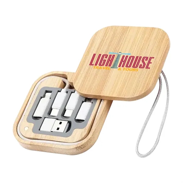 Woodgrain multi USB adapter cable kit.... from ASI 39552 BEL Promo